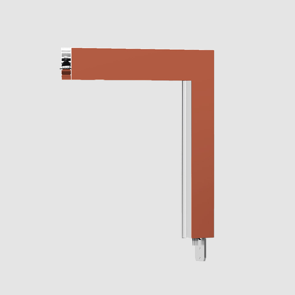 A.24 - Wall/Ceiling Diffused Emission - 90° Angle (perpendicular planes) - Direct Emission - 4000K - Brushed Copper